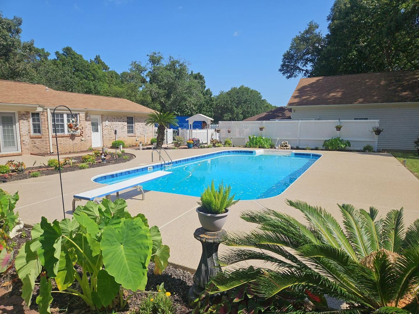 Pool Decks concrete coating