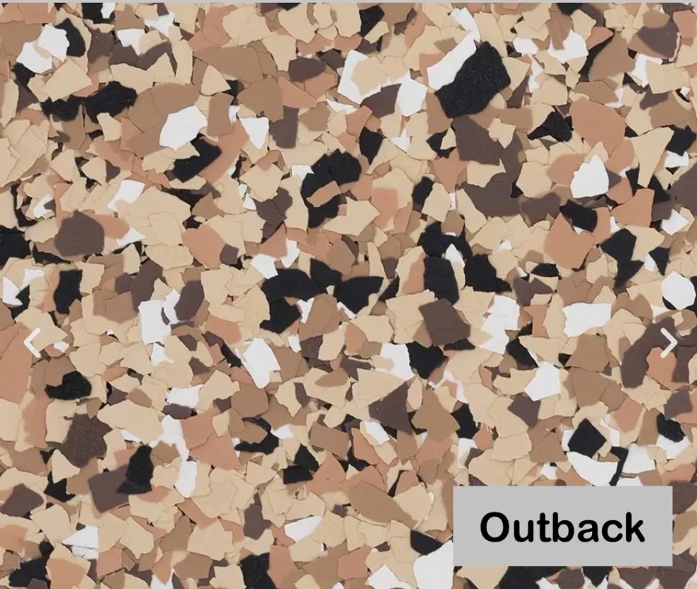 Outback flake color blend